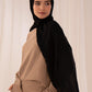 Recycled Chiffon Hijab - Black