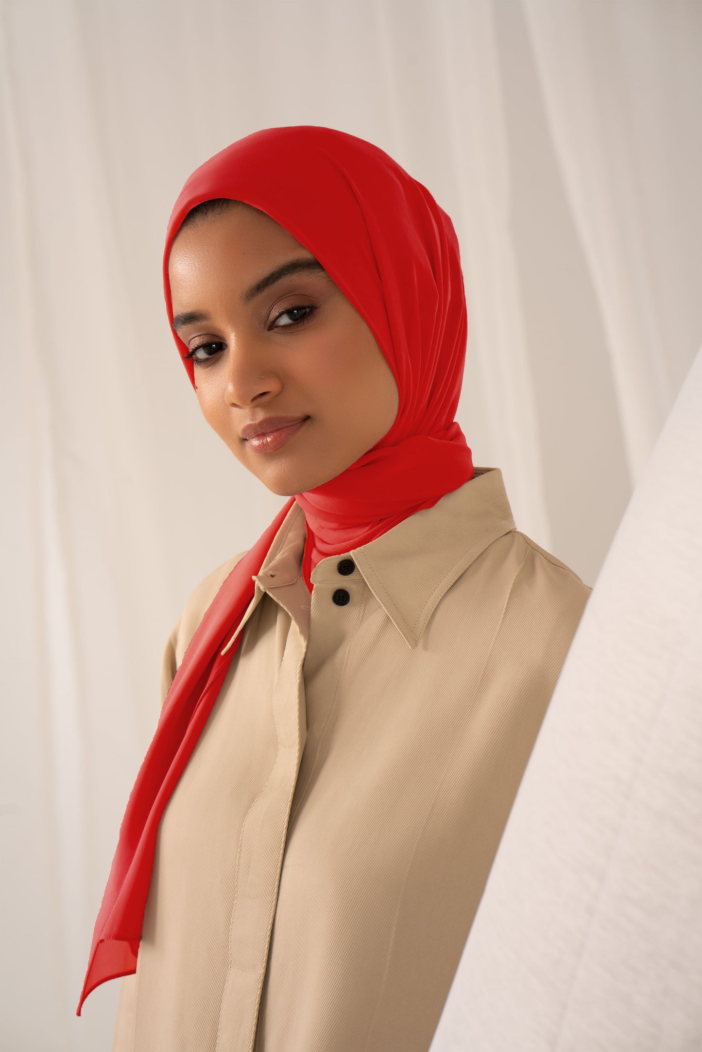 Everyday Chiffon Hijab - Cherry