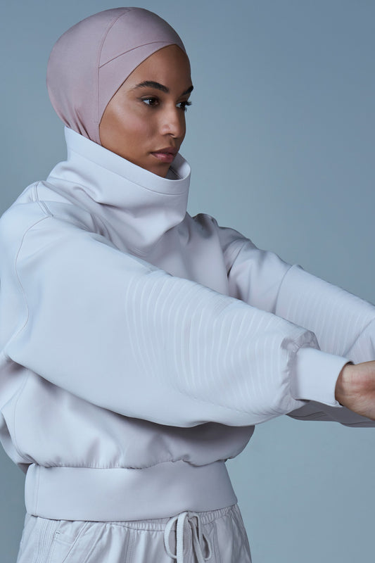 Criss–Cross Sport Hijab - Rose