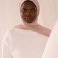 Recycled Chiffon Hijab - Dusty Mauve