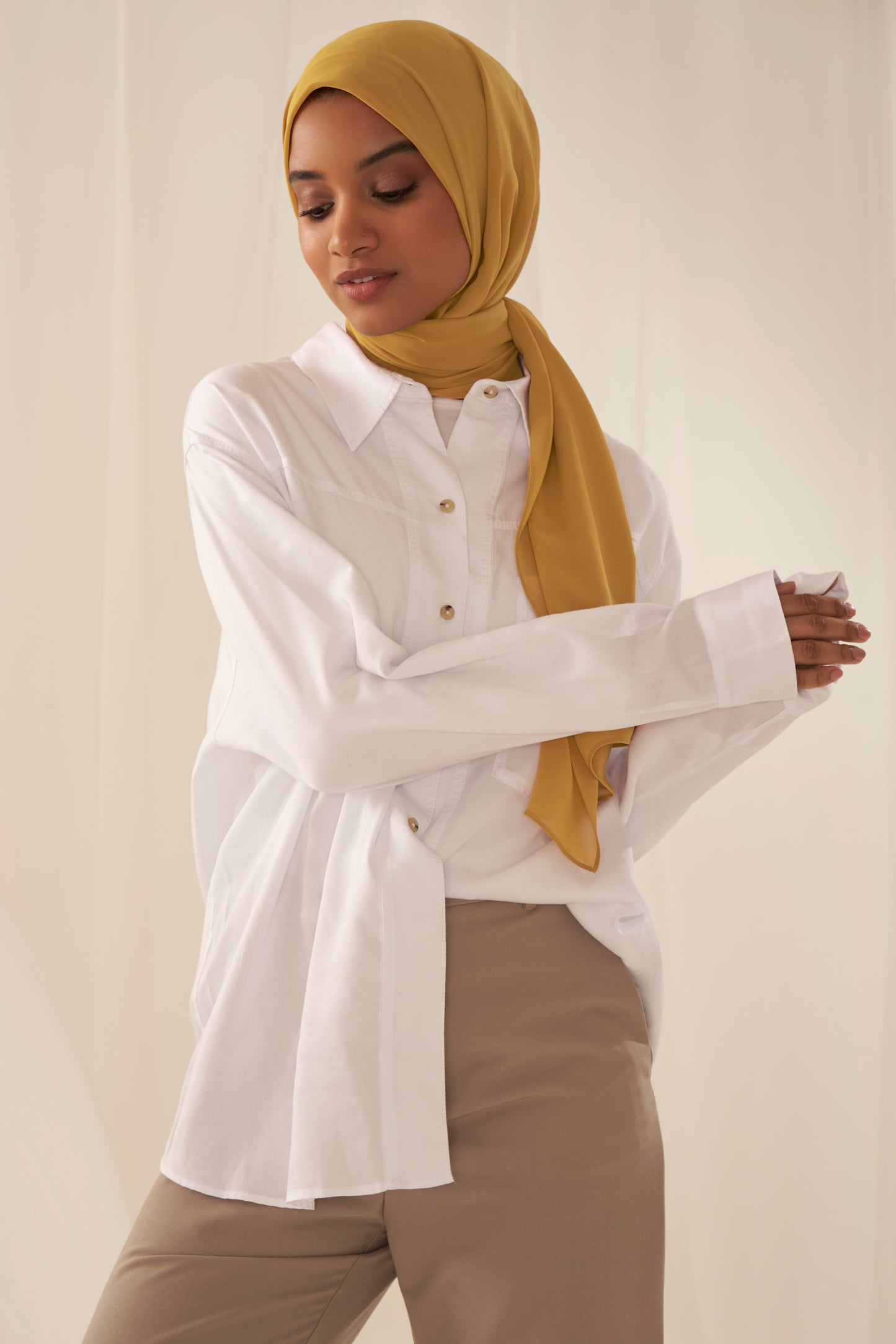 Everyday Chiffon Hijab - Dark Honey