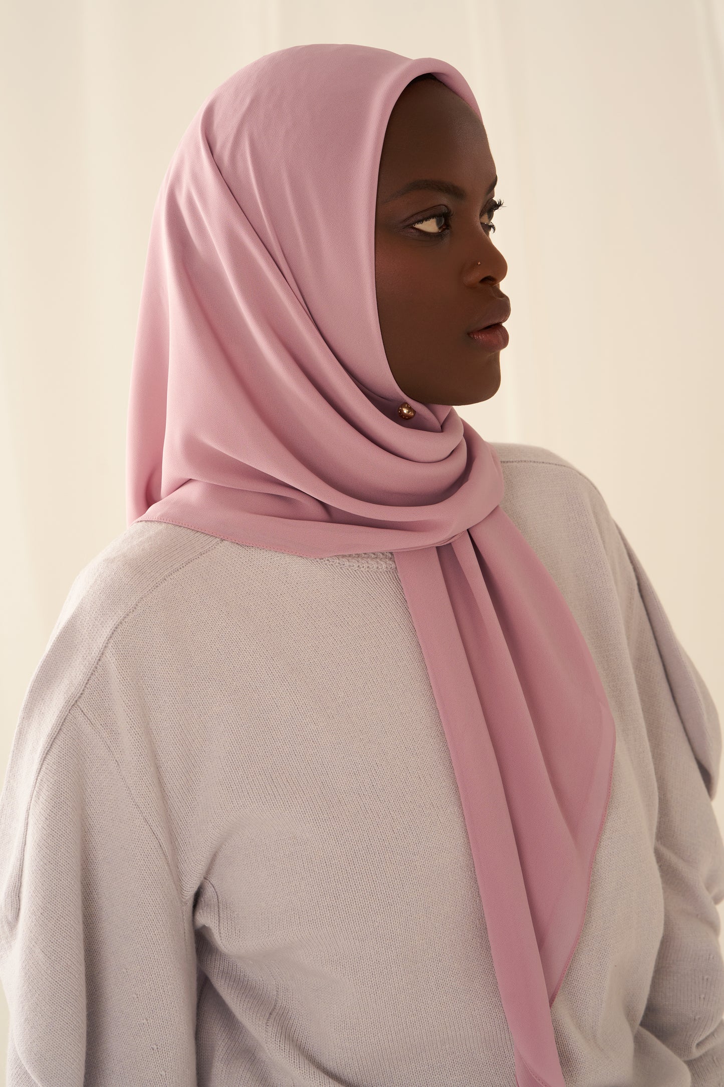 Everyday Chiffon Hijab - Dusty Lilac