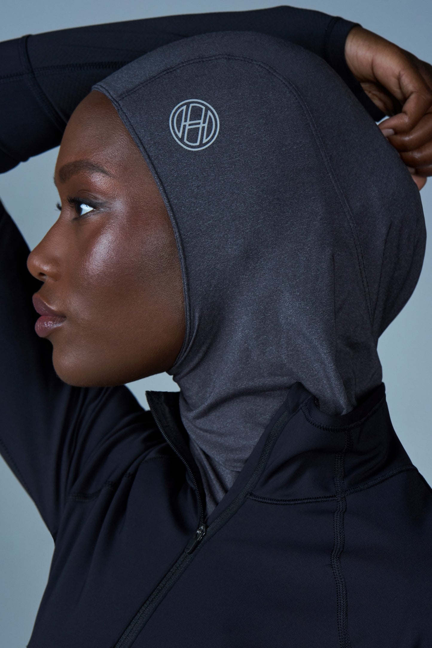 FlexFit Sport Hijab - Carbon