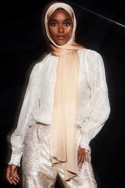 Perfect Satin Hijab - Gold Haute Hijab Perfect Satin Hijab - Gold Haute Hijab