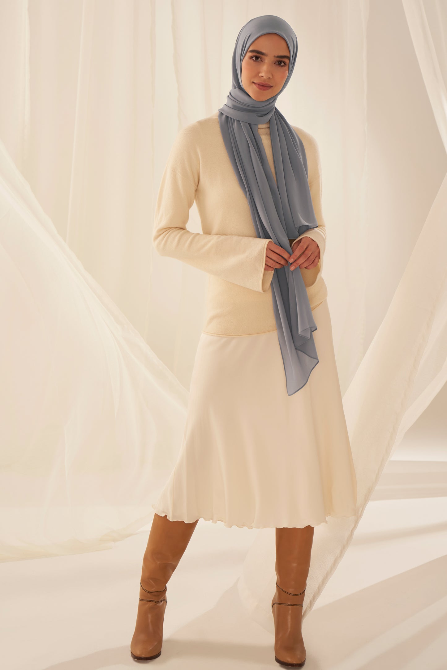 Everyday Chiffon Hijab - Graphite