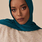 Premium Jersey Hijab - Cerulean