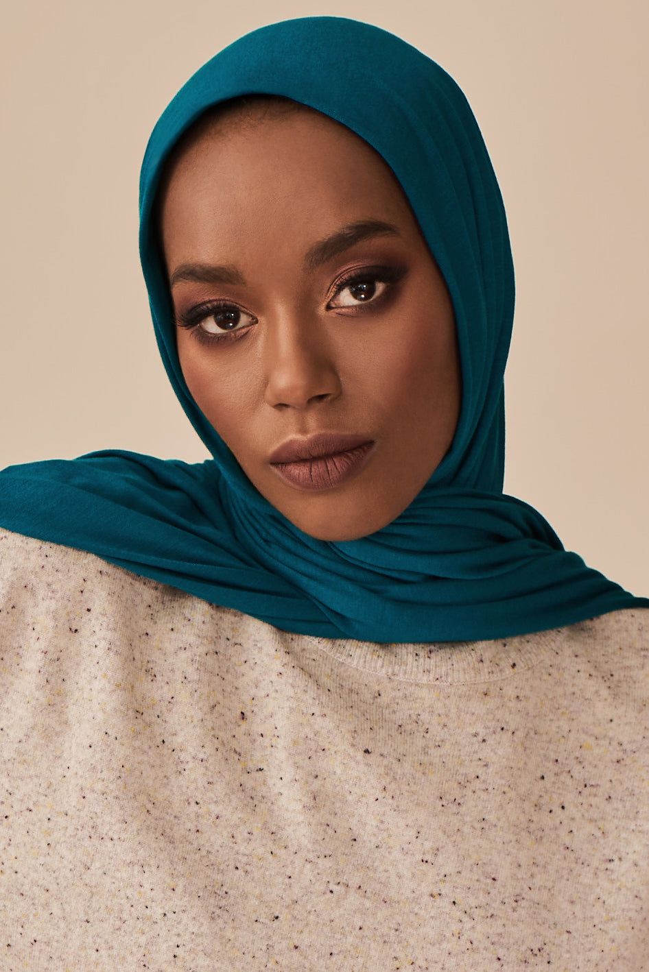 Premium Jersey Hijab - Cerulean