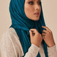 Premium Jersey Hijab - Cerulean