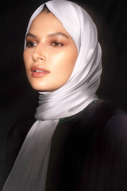 Perfect Satin Hijab - Platinum