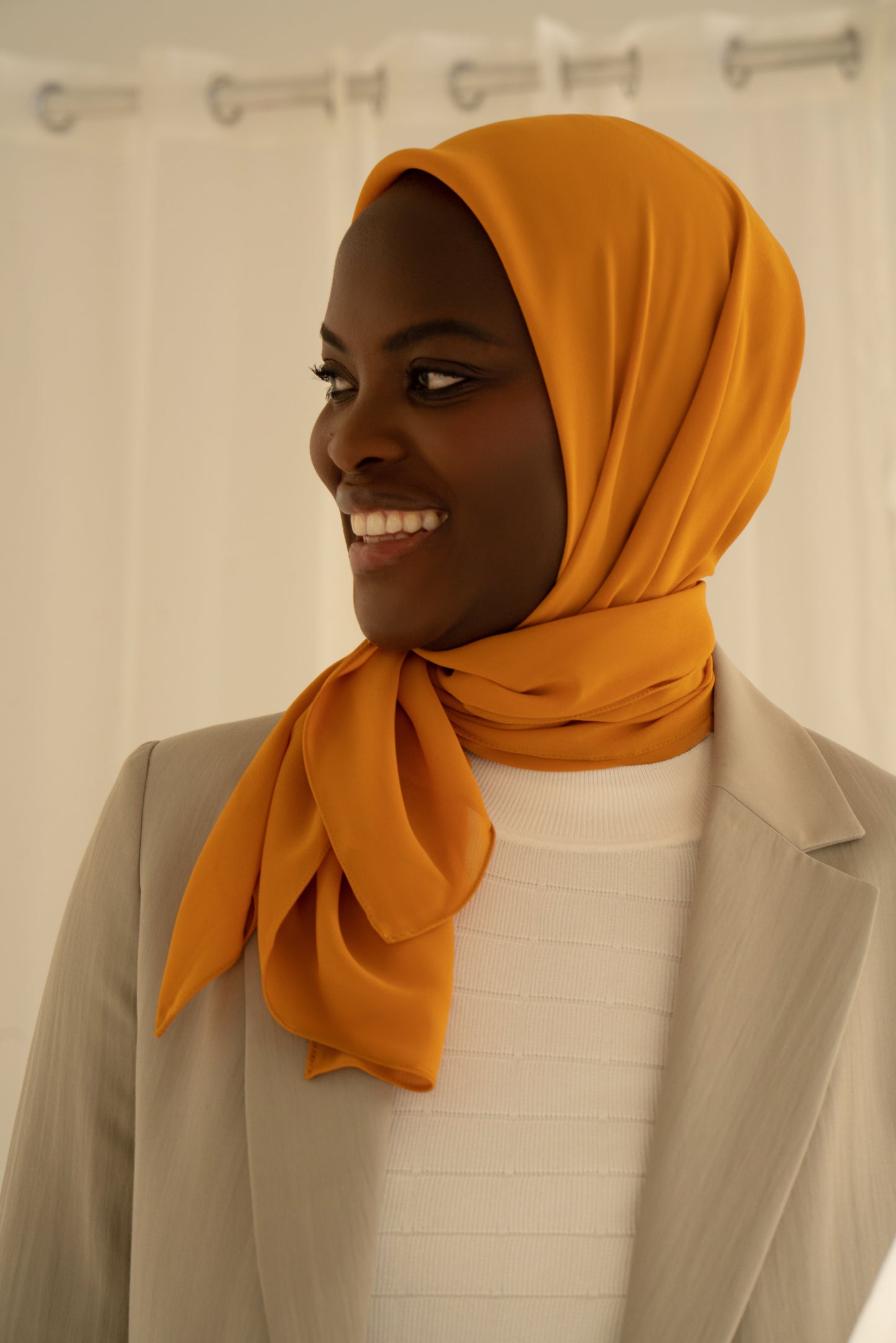 Everyday Chiffon Hijab - Saffron