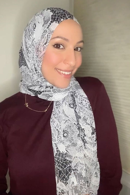 Lace Bouquet Hijab