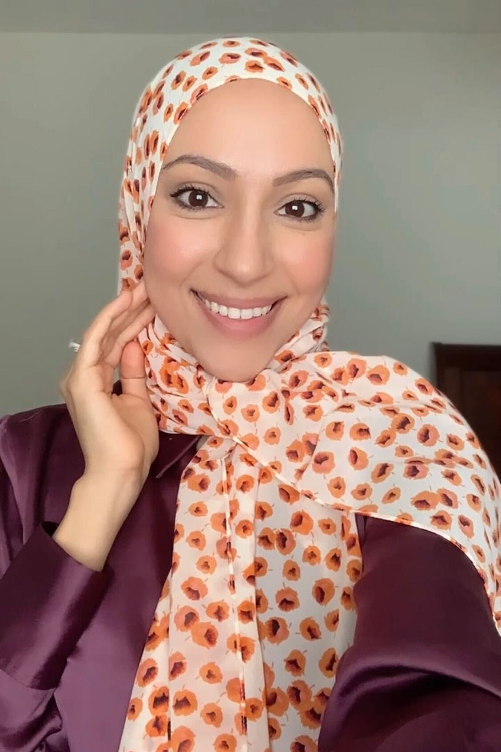 Orange Blossom Hijab