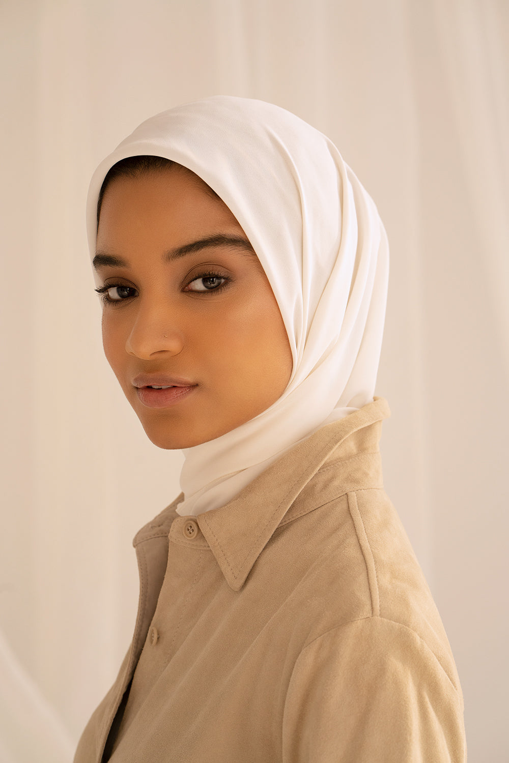 Recycled Chiffon Hijab - Ivory