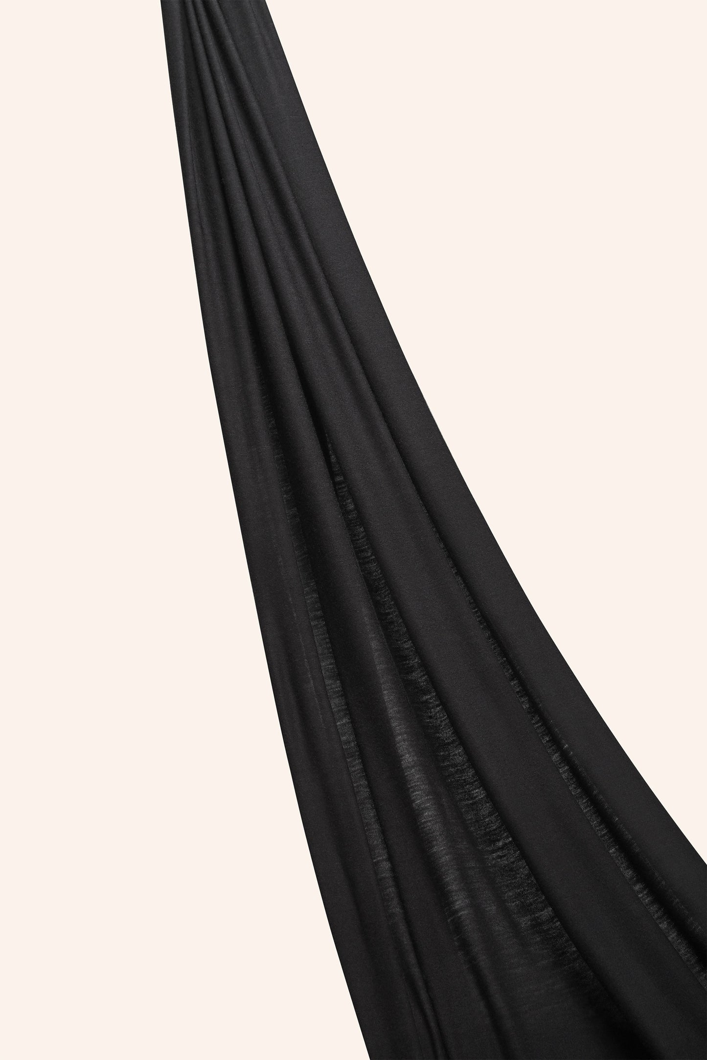 Premium Jersey Hijab - Jet Black