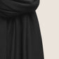 Premium Jersey Hijab - Jet Black