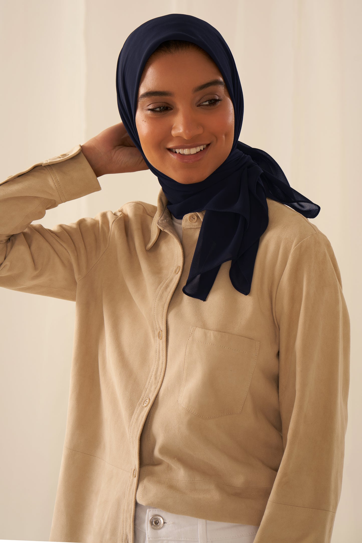 Everyday Chiffon Hijab - Navy