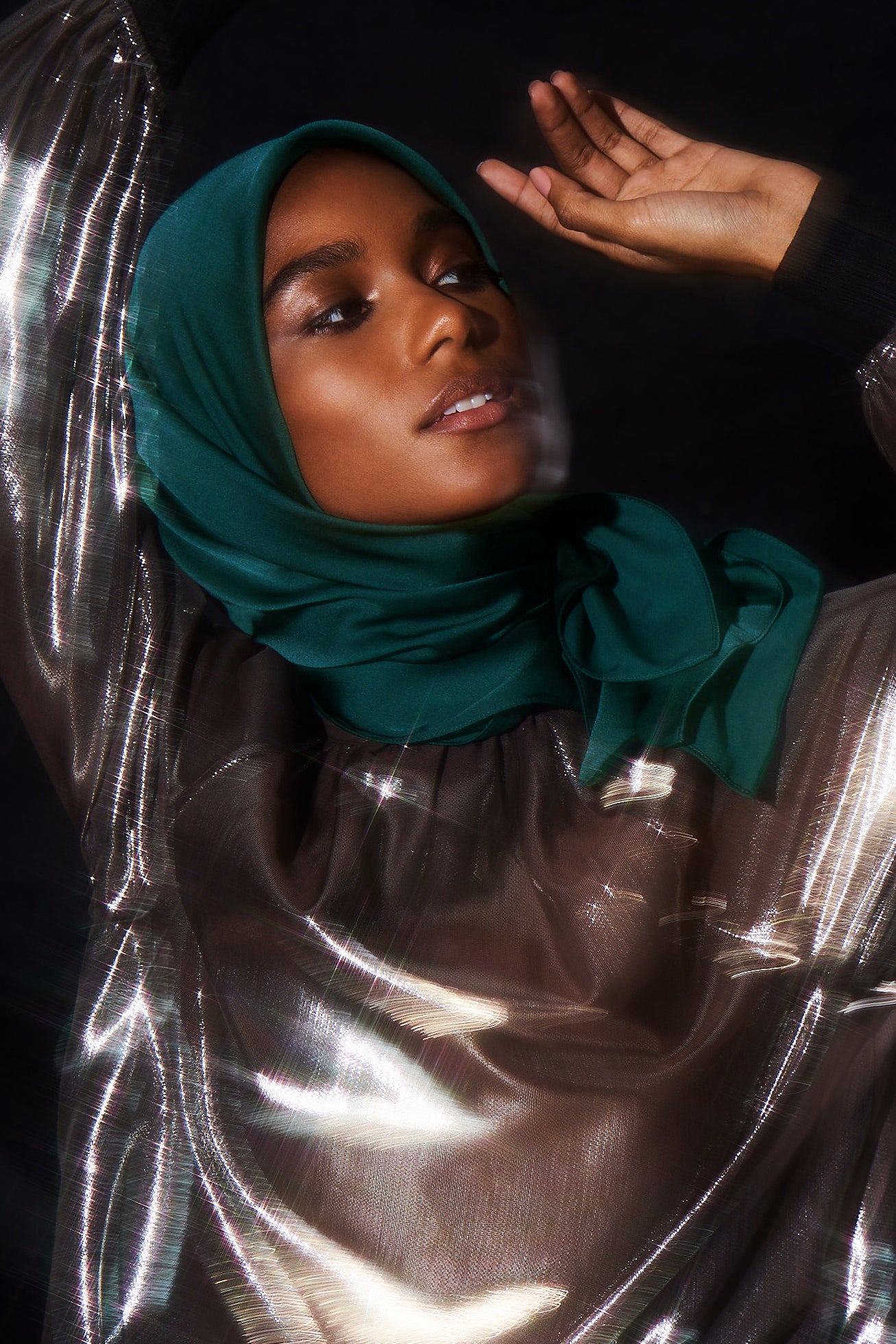 Perfect Satin Hijab - Evergreen