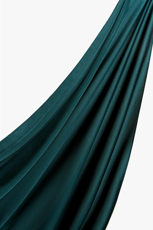 Perfect Satin Hijab - Evergreen