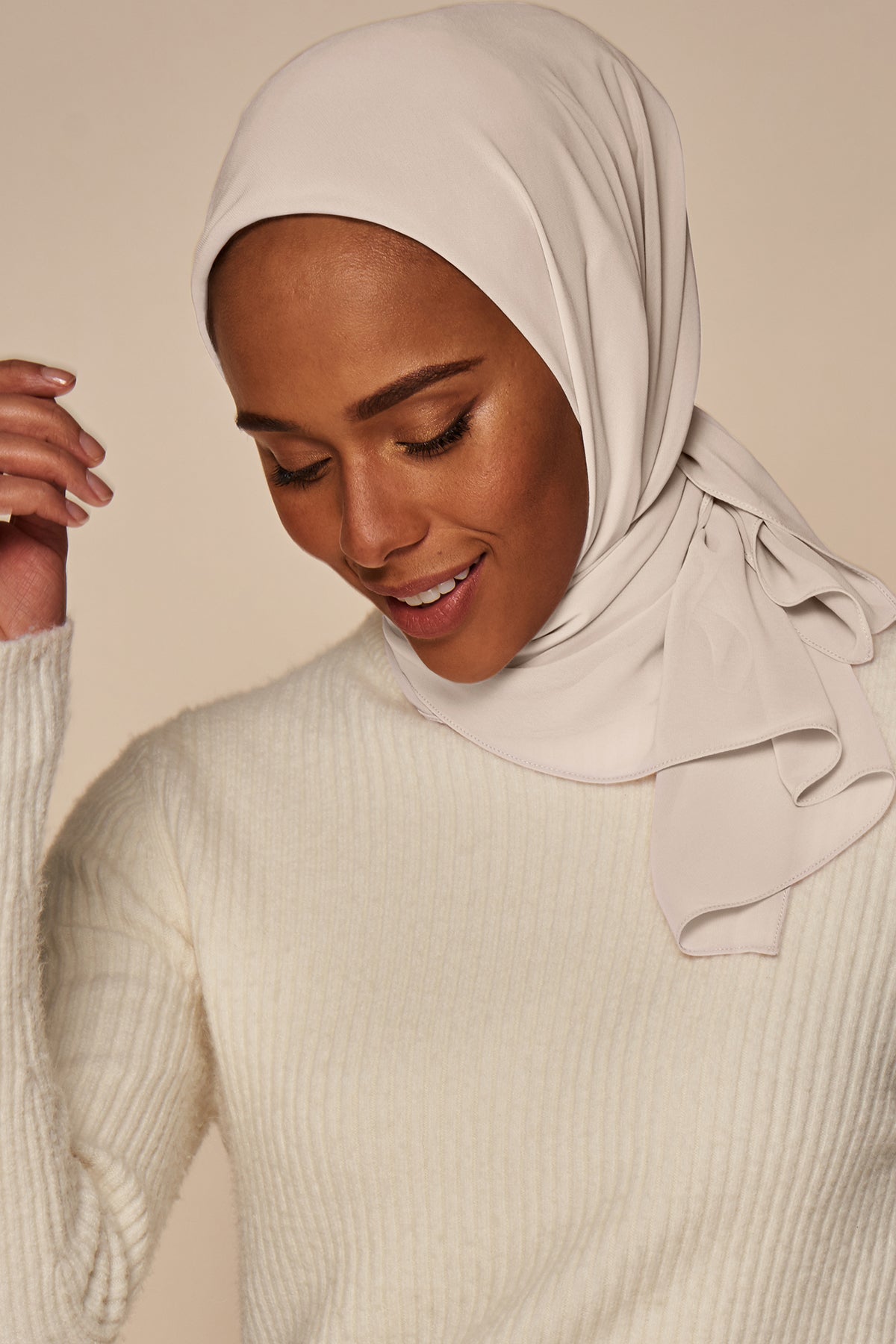 Everyday Chiffon Hijab - Pearl