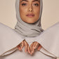 Perfect Pair Hijab Set - Silver