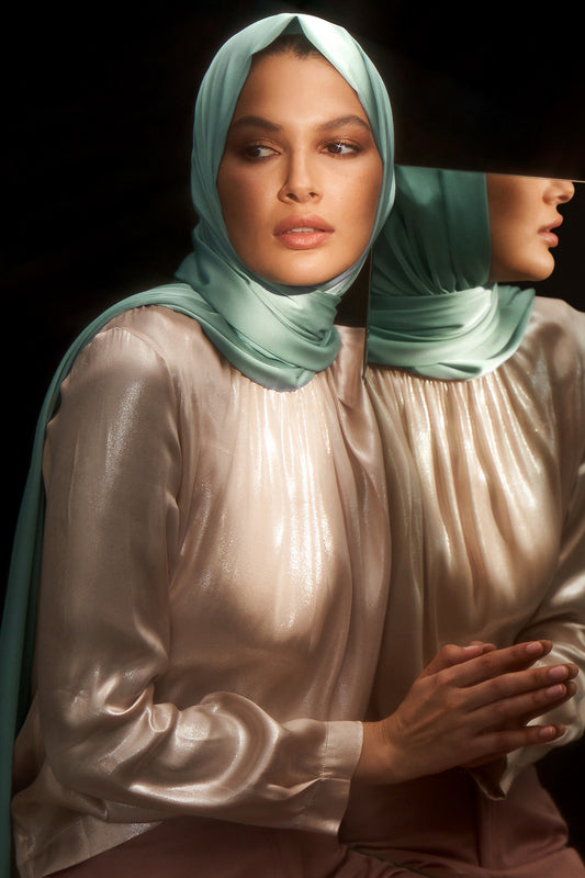 Perfect Satin Hijab - Pistachio