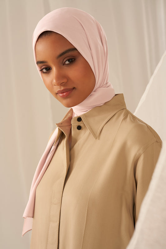 Recycled Chiffon Hijab - Ballet Slipper