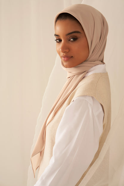 Recycled Chiffon Hijab - Blush