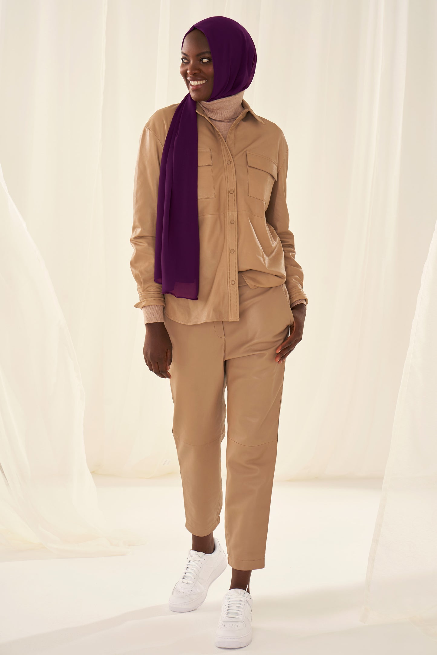 Everyday Chiffon Hijab - Plum