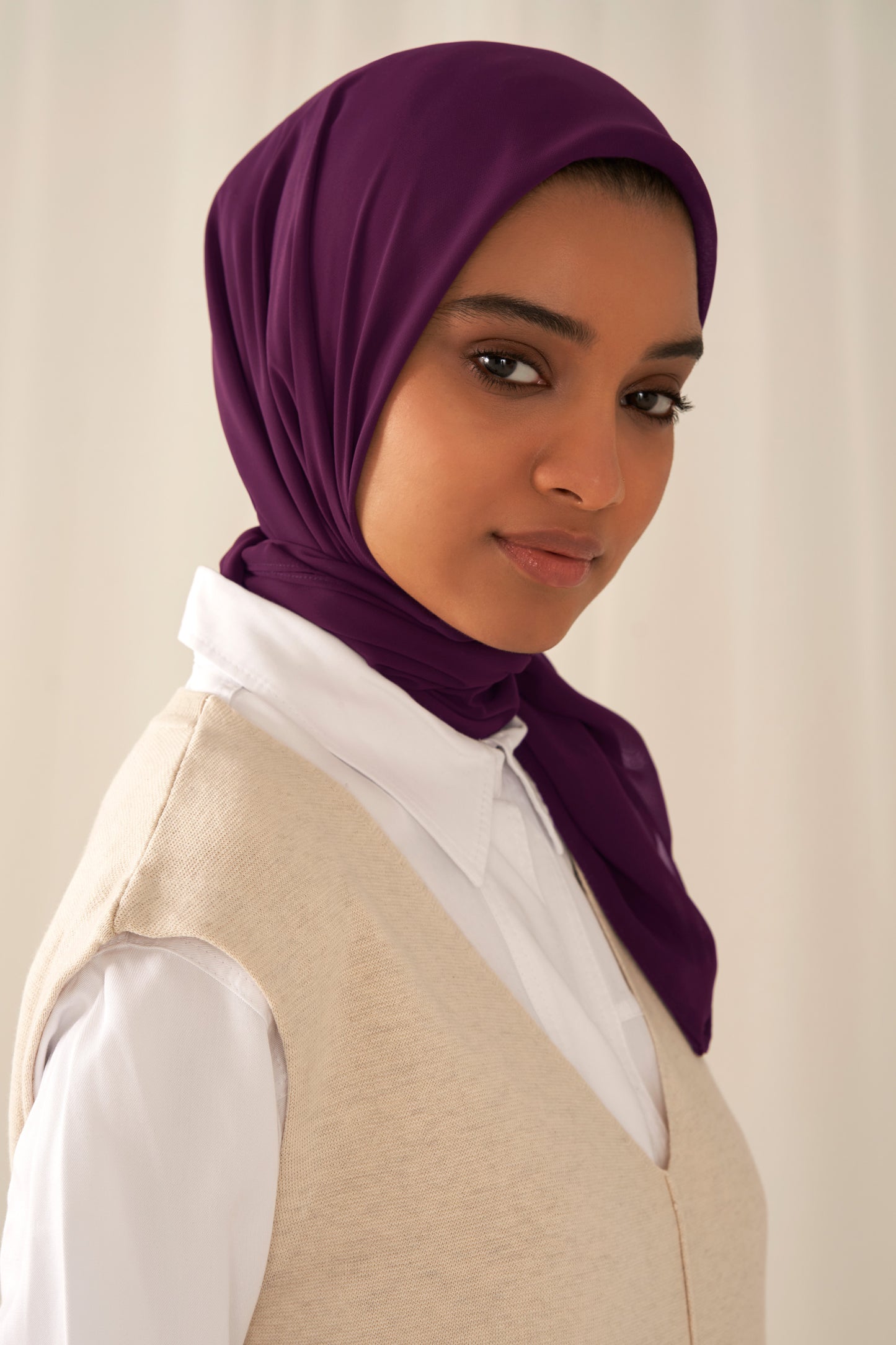 Everyday Chiffon Hijab - Plum