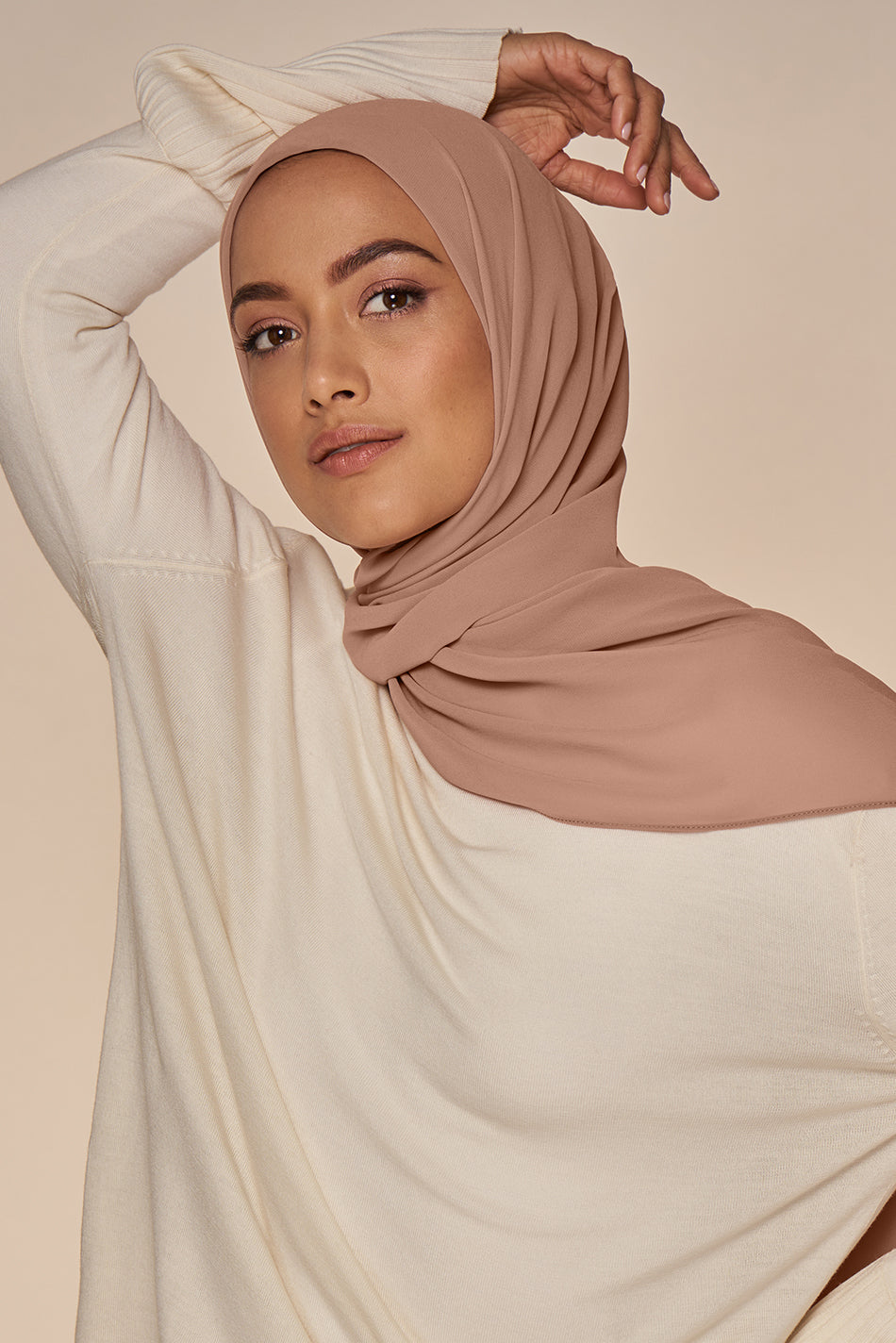 Everyday Chiffon Hijab - Rosewood
