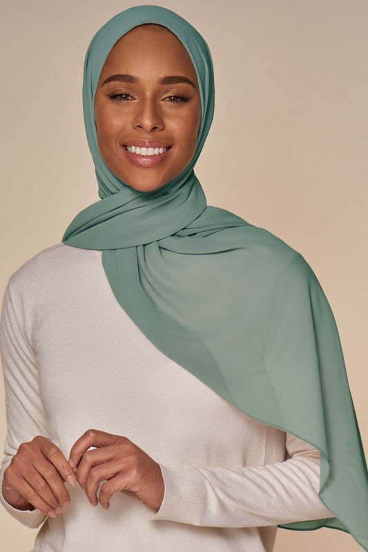 Everyday Chiffon Hijab - Sage