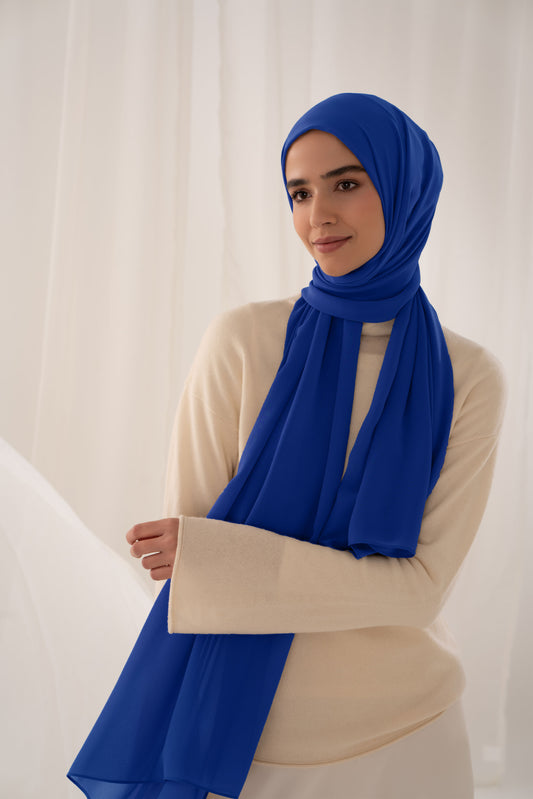 Everyday Chiffon Hijab - Sapphire