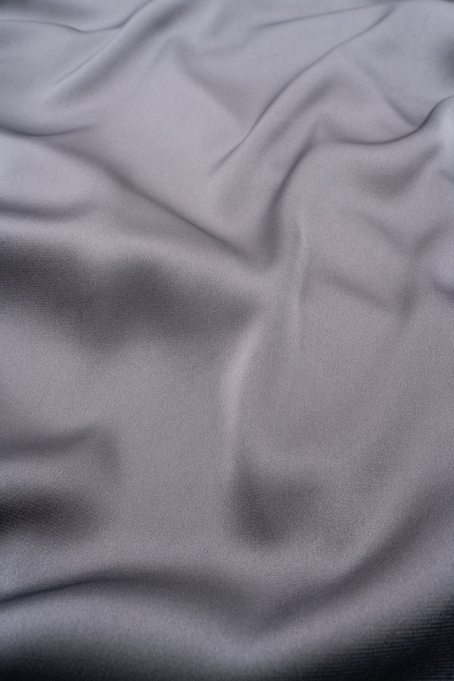 Perfect Satin Hijab - Gunmetal