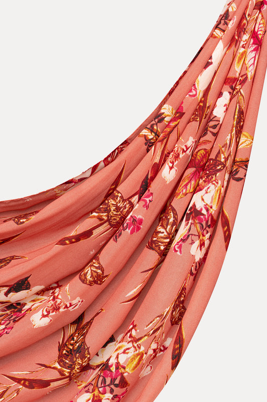Crimson Petal Hijab