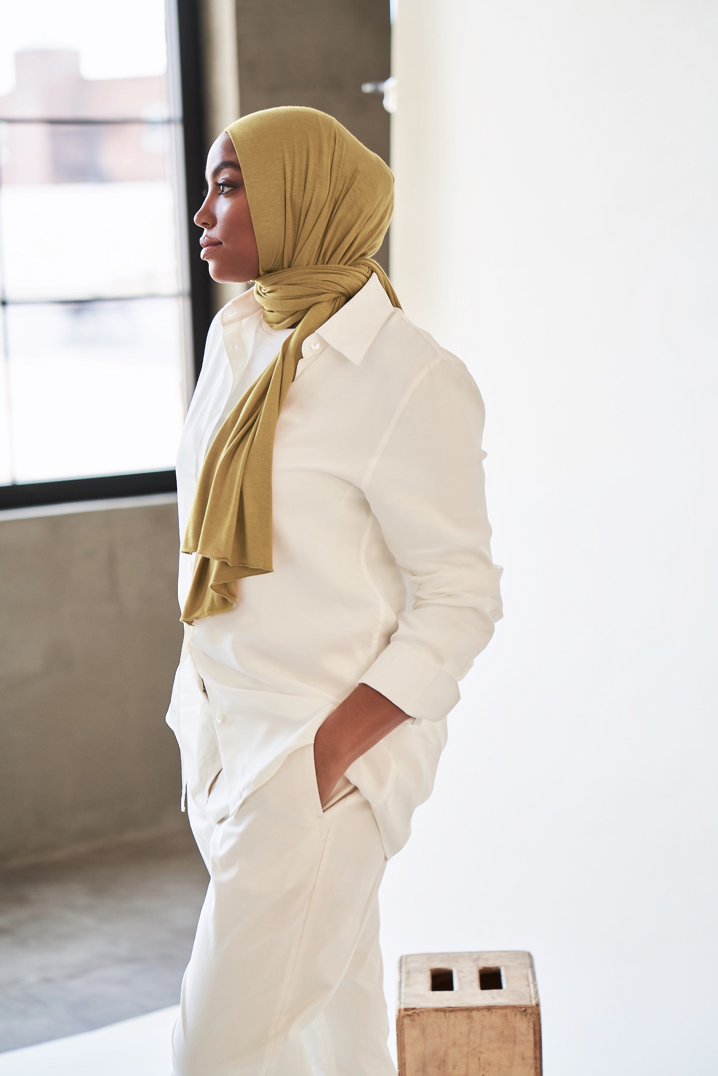 Premium Jersey Hijab - Sunbeam