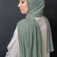 Cascade Pleat Hijab - Desert Sage