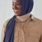 Everyday Chiffon Hijab - Nautical Blue