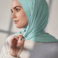Premium Jersey Hijab - Sea Glass