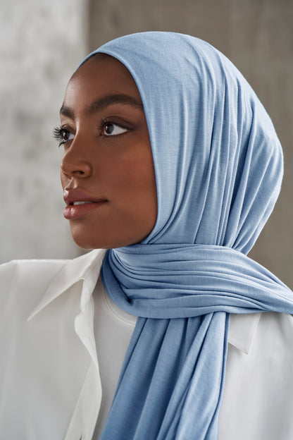 Premium Jersey Hijab - Periwinkle
