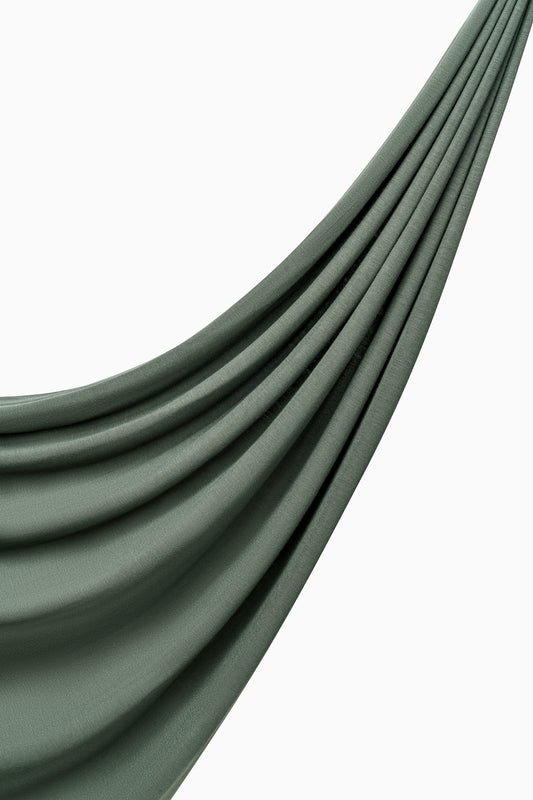 Premium Jersey Hijab - Matte Green