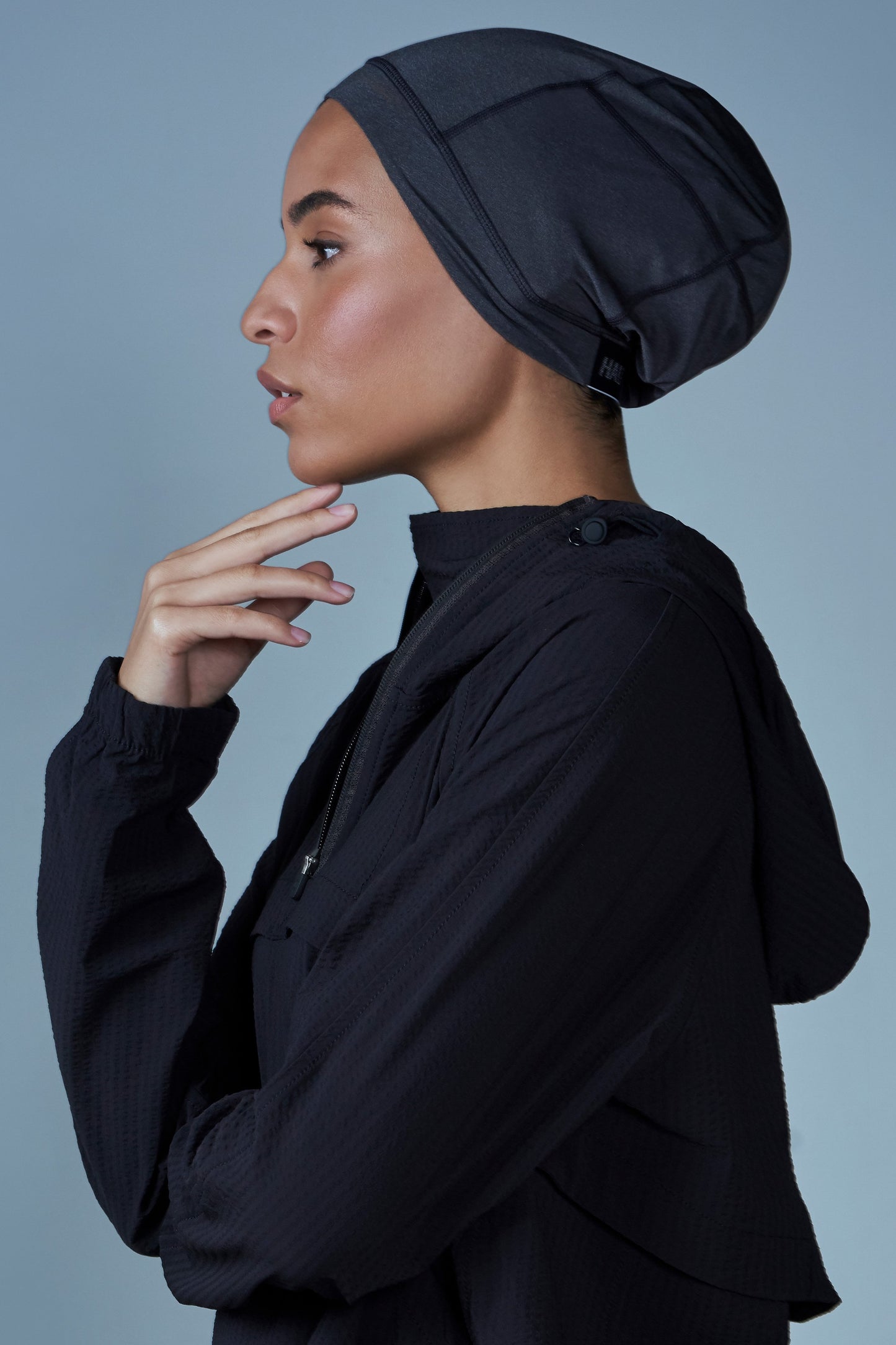 Tech Sport Hijab Set - Carbon